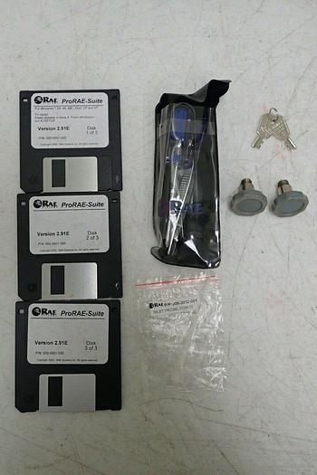 Used RAE AreaRAE Multiple Gas Detector Monitor with Accessories Kit and Case