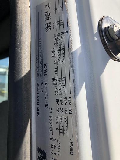 Used 1998 Western Star Heavy Duty Chassis 5864SS Severe Service