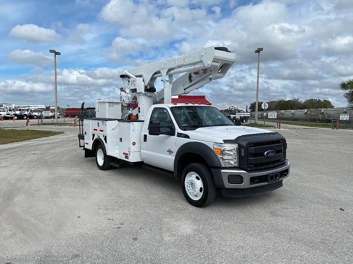 Used 2016 Ford F550 4x4 Versalift VST47I 52ft Material Handler Bucket Truck - 29270