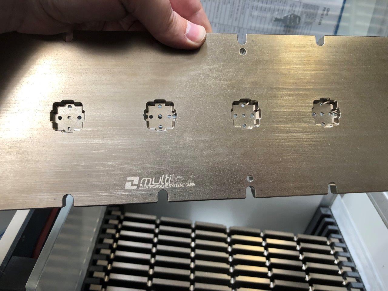 Used Multitest 256 BGA 15x15mm Test Handler Kit for MT9510