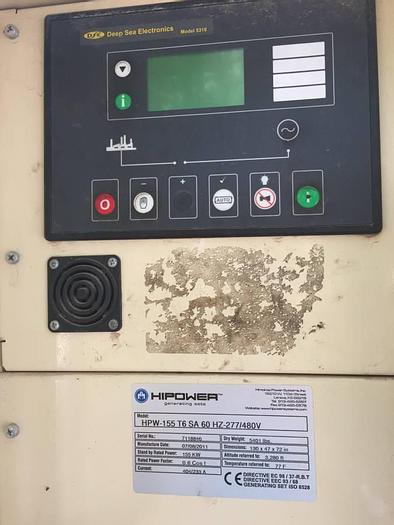 Used HiPower Generator 155kW w/ Trailer Low Hours