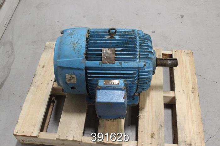 Used Westinghouse 15 HP AC Motor, 1170 RPM, 575 Volts, 284T Frame, 60 HZ #39162