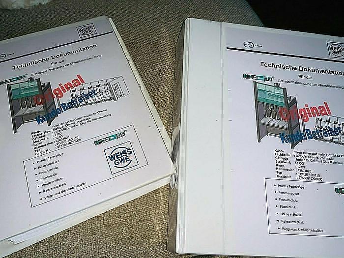 Used Wibojekt TGRJE 150/110 , Chemikalien umfüllplatz , Bj 2013 , Weiss GWE ,WIBO