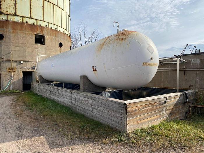 Used TRINITY INDUSTRIES HORIZONTAL 12,000 GALLON AMMONIA TANK
