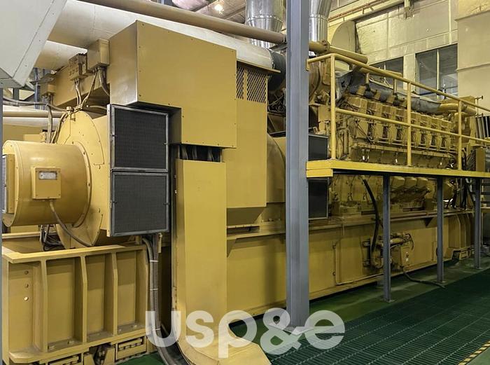 Used 40 MW 2001 Used Wartsila 18V32-LN Natural Gas Power Plant Gensets