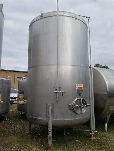Used 14,700 Litre St Steel Pressure Rated Tank with Agitator