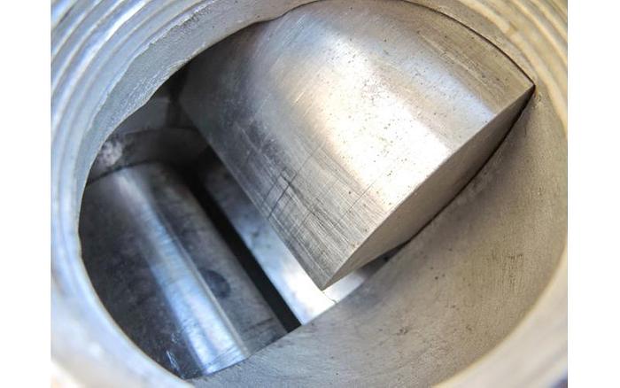 D'occasion USED TUTHILL ROTARY LOBE PUMP, 3'' X 3'' INLET & OUTLET, STAINLESS STEEL