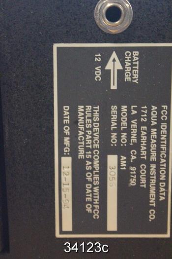 Used HARRY W. DIETEST CO. #34123