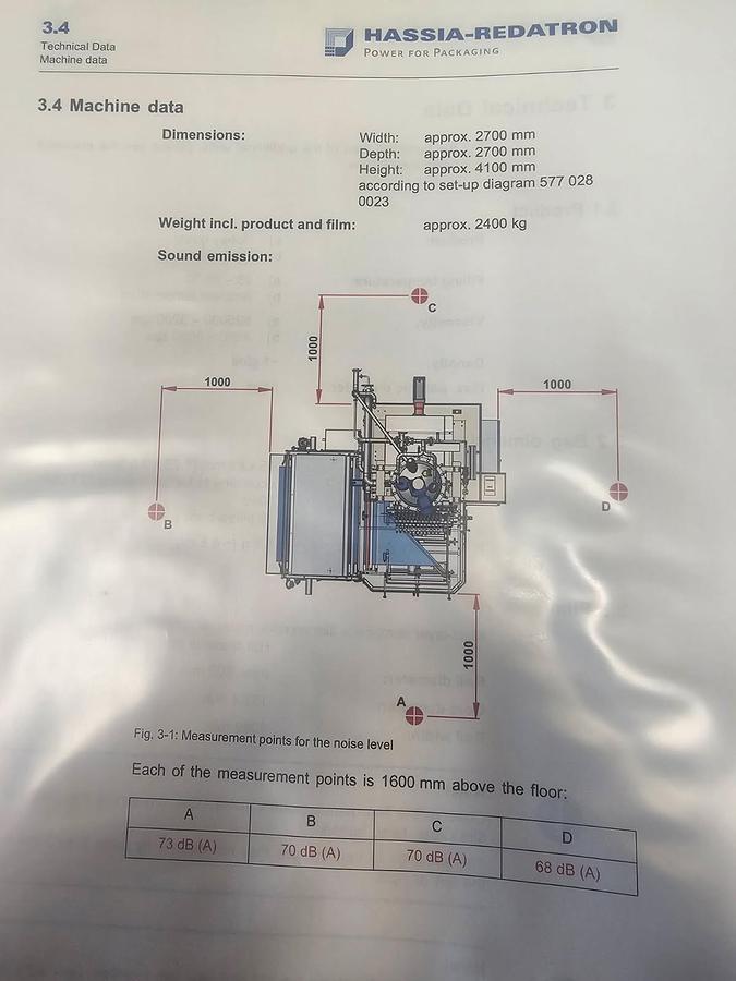 Used Hassia-Redatron FlexiBag SI 600