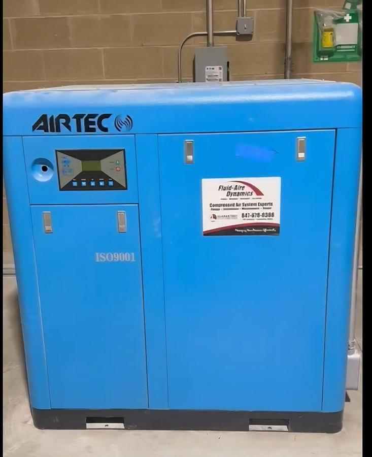 Used Airtec 50hp Compressor and Dryer 50hp.