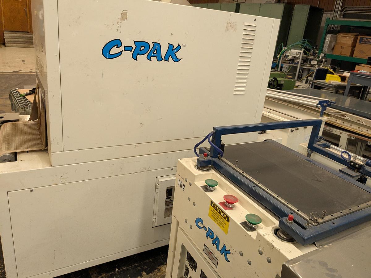 Used C pak L bar Sealer and Tunnel