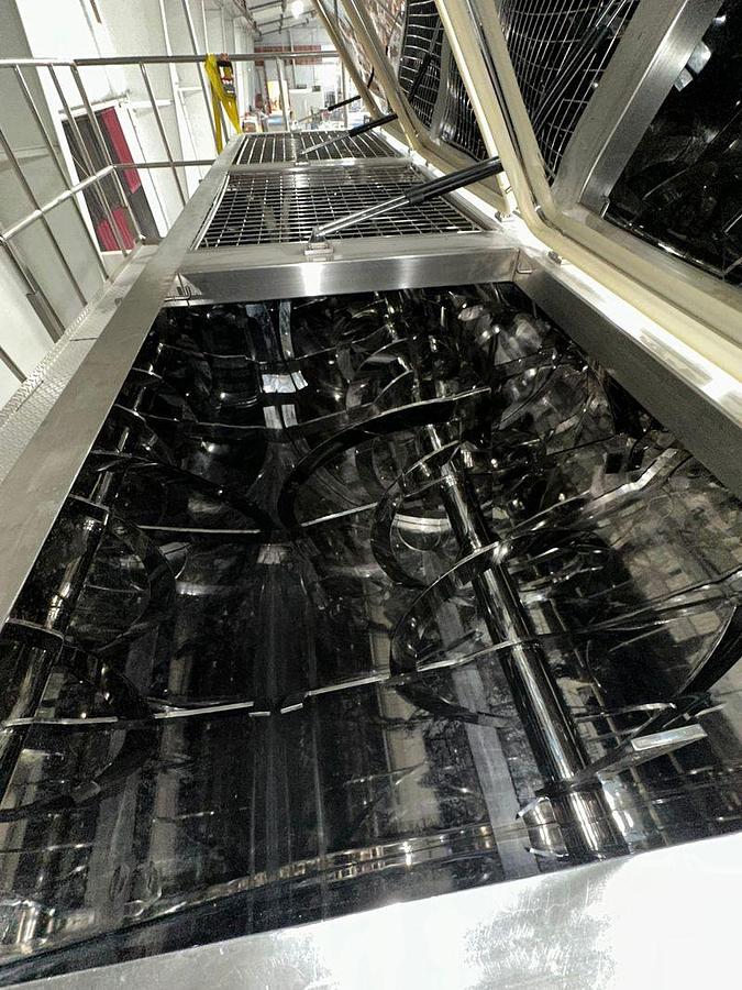 Used Dual Ribbon Blender 12,000 Mezzanine, Bag Dump