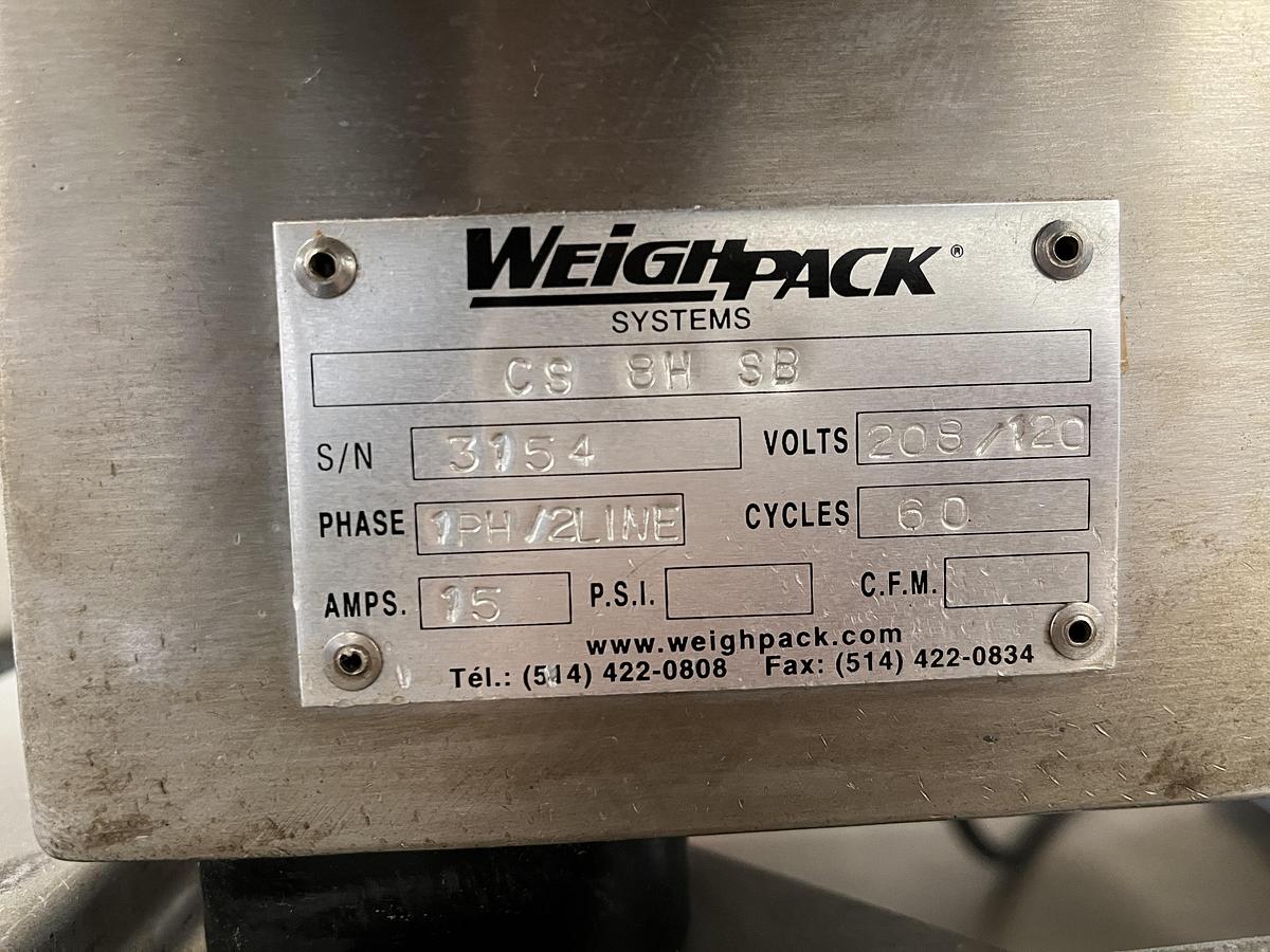 Used Vertek Jr with Weighpack scale 