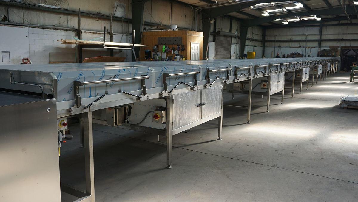 AFE Cooling Tunnel 40” (1000mm) Wide Belt x 30' Long 2 Zone