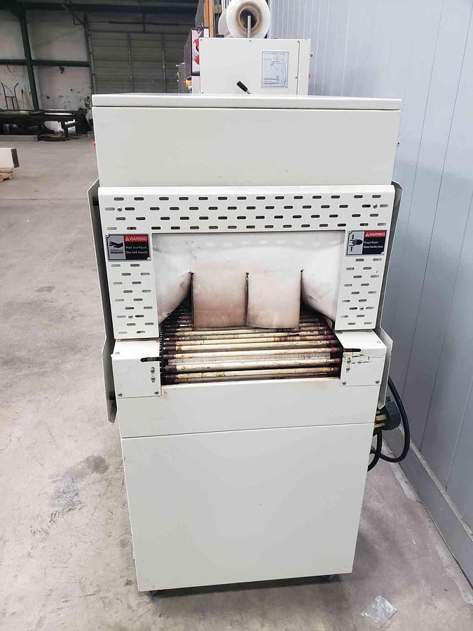 Used Used ADVANTAGE MODEL L728 L BAR SEALER 201 Shrink Tunnel