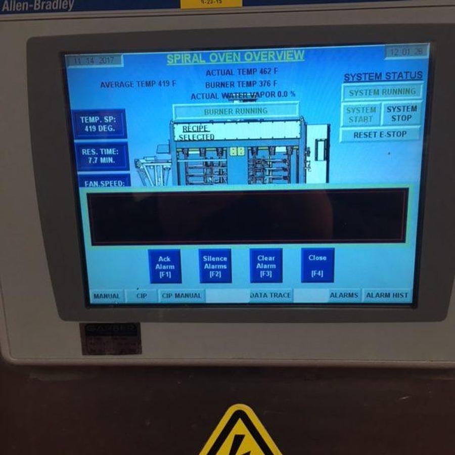 Used USED UNITHERM FOOD SYSTEMS (MARLEN) LARGE SPIRAL OVEN