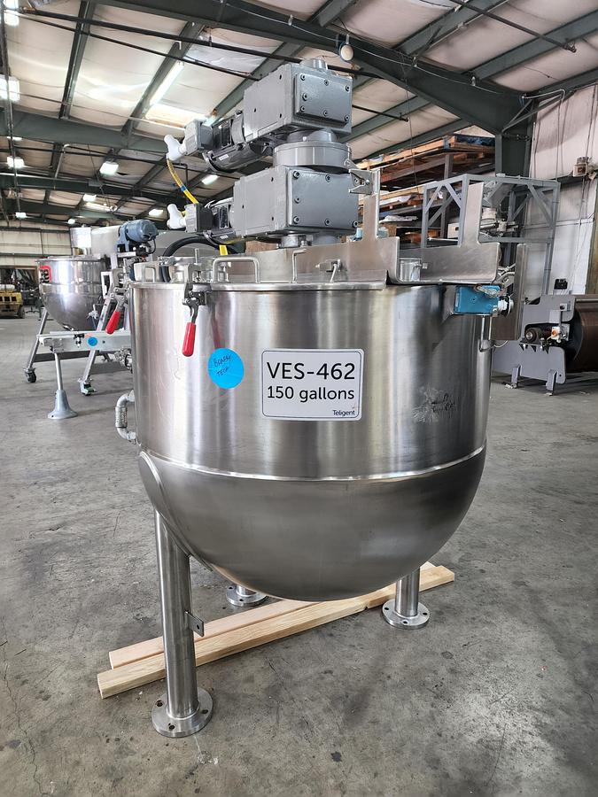 Used 150 GALLON LEE DUAL AGITATION KETTLE