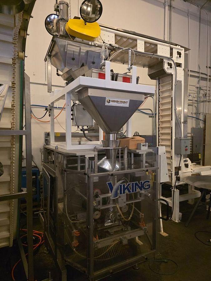 Used Viking Masek M250 Vertical Form Fill Seal Line