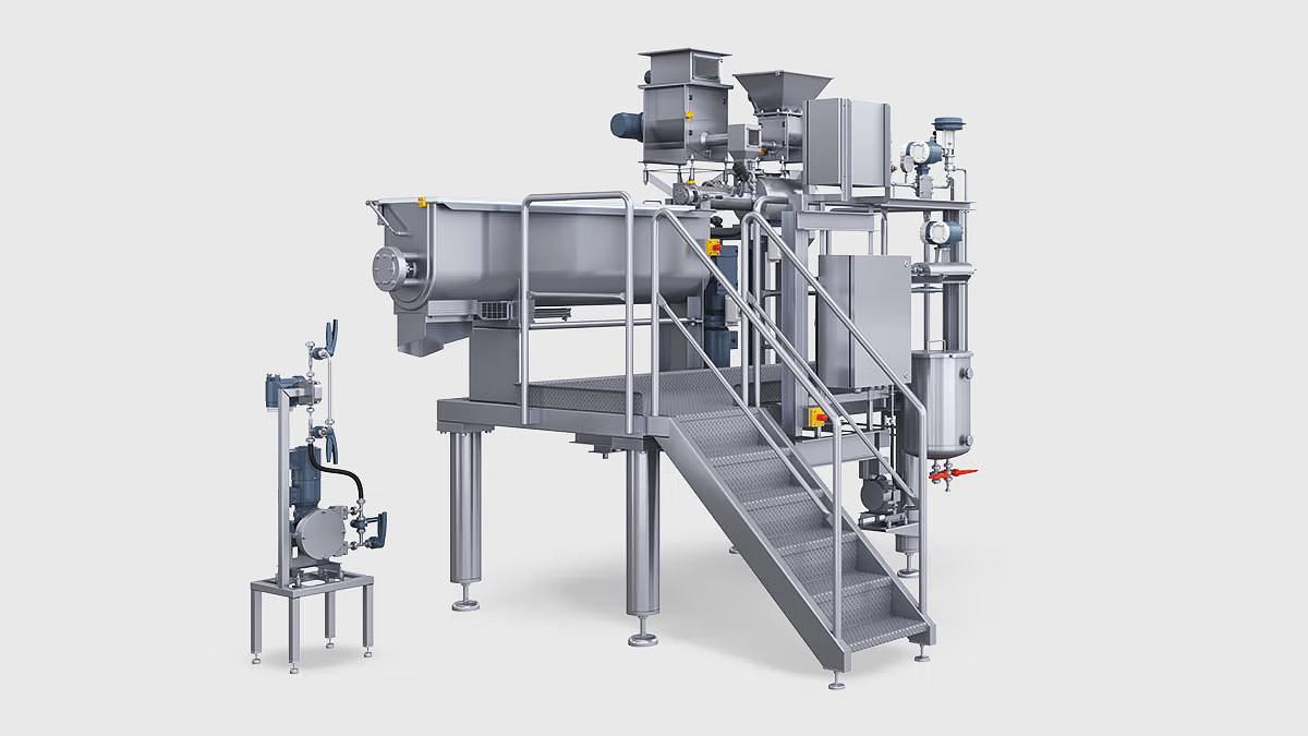 Used Pavan Continuous Mixer Model: IMPASTATRICE GRIM.420 /2720/2