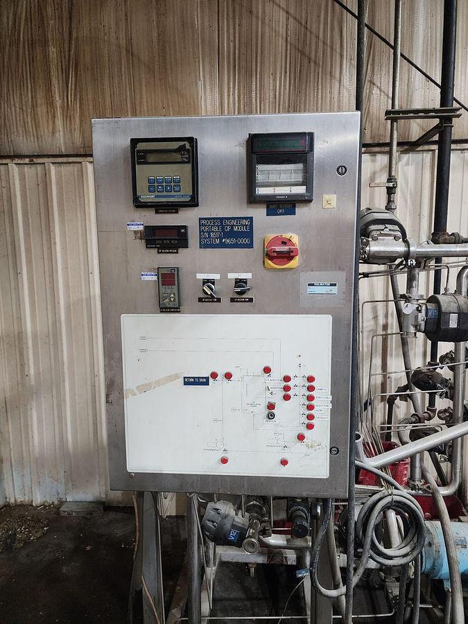 Used PEERLESS MIXER/SLURRY MIX FEEDING WITH CIP & KETTLE