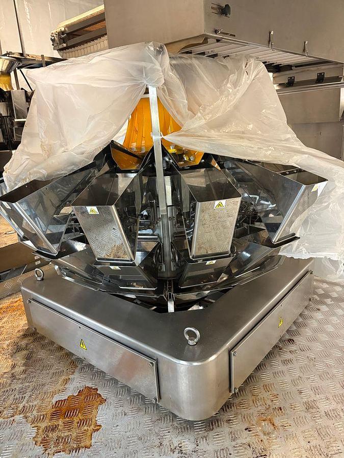 Used AFE Model HYBB-200 Premade Bagger Scale model Ty-M14 MEZZANINE & Z TYPE BUCKET ELEVATOR CONVEYOR