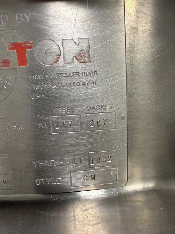 Used Hamilton Kettle 100 Gallon