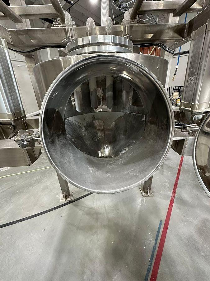 Used Super Sack Bag Dump Stainless Steel W/ hoist