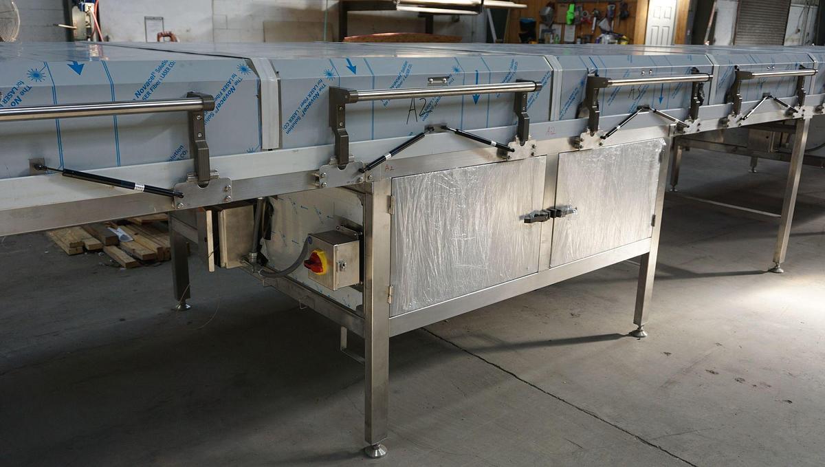 AFE Cooling Tunnel 48” (1200mm) Wide Belt x 30' Long 2 Zone
