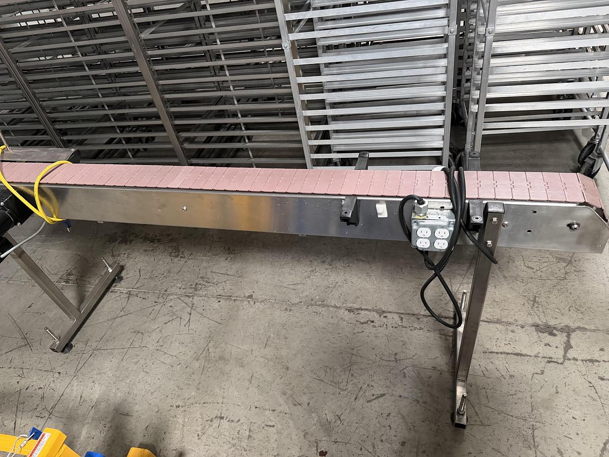 Used KAPS-ALL 4.5" W x 7' 4" L Small Conveyor