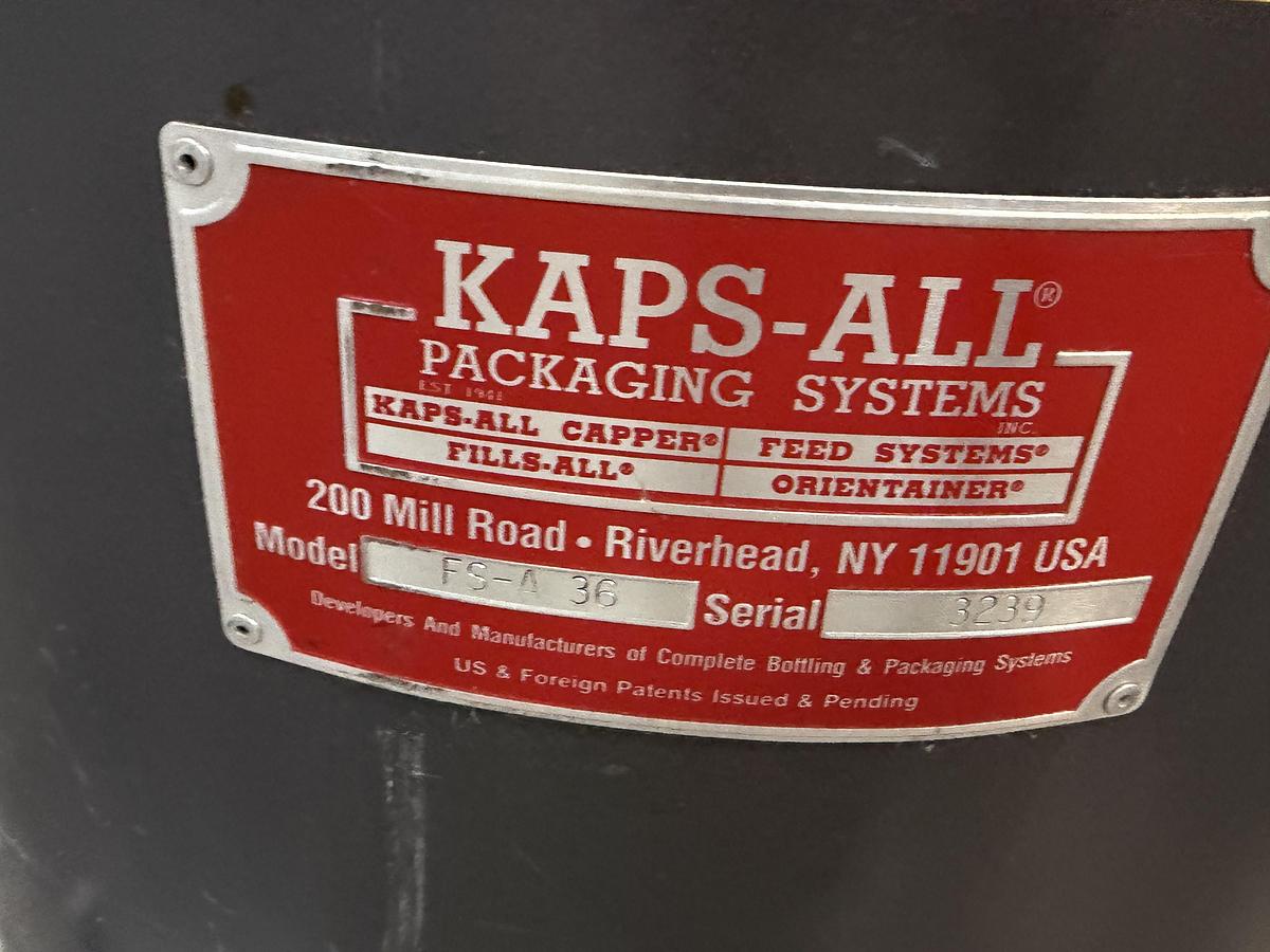 Used KAPS-ALL Round Accumulation Table - Model # FS-A 36