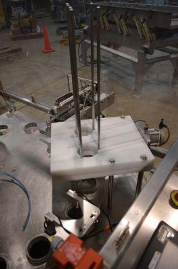 Used PacTec Double Head Rotary Cup Filler with Sealer