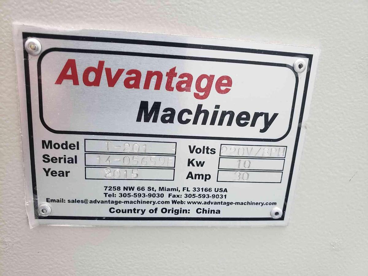 Used Used ADVANTAGE MODEL L728 L BAR SEALER 201 Shrink Tunnel