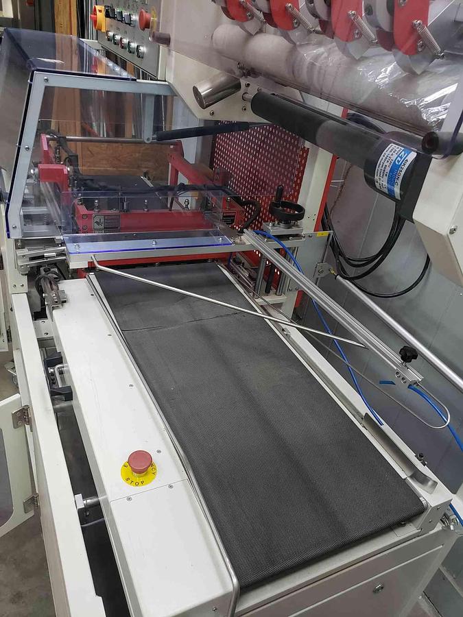 Used Used ADVANTAGE MODEL L728 L BAR SEALER 201 Shrink Tunnel