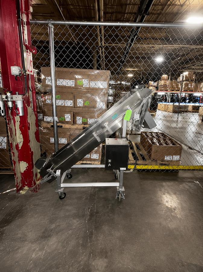 Used Portable Inclined Belt Conveyor