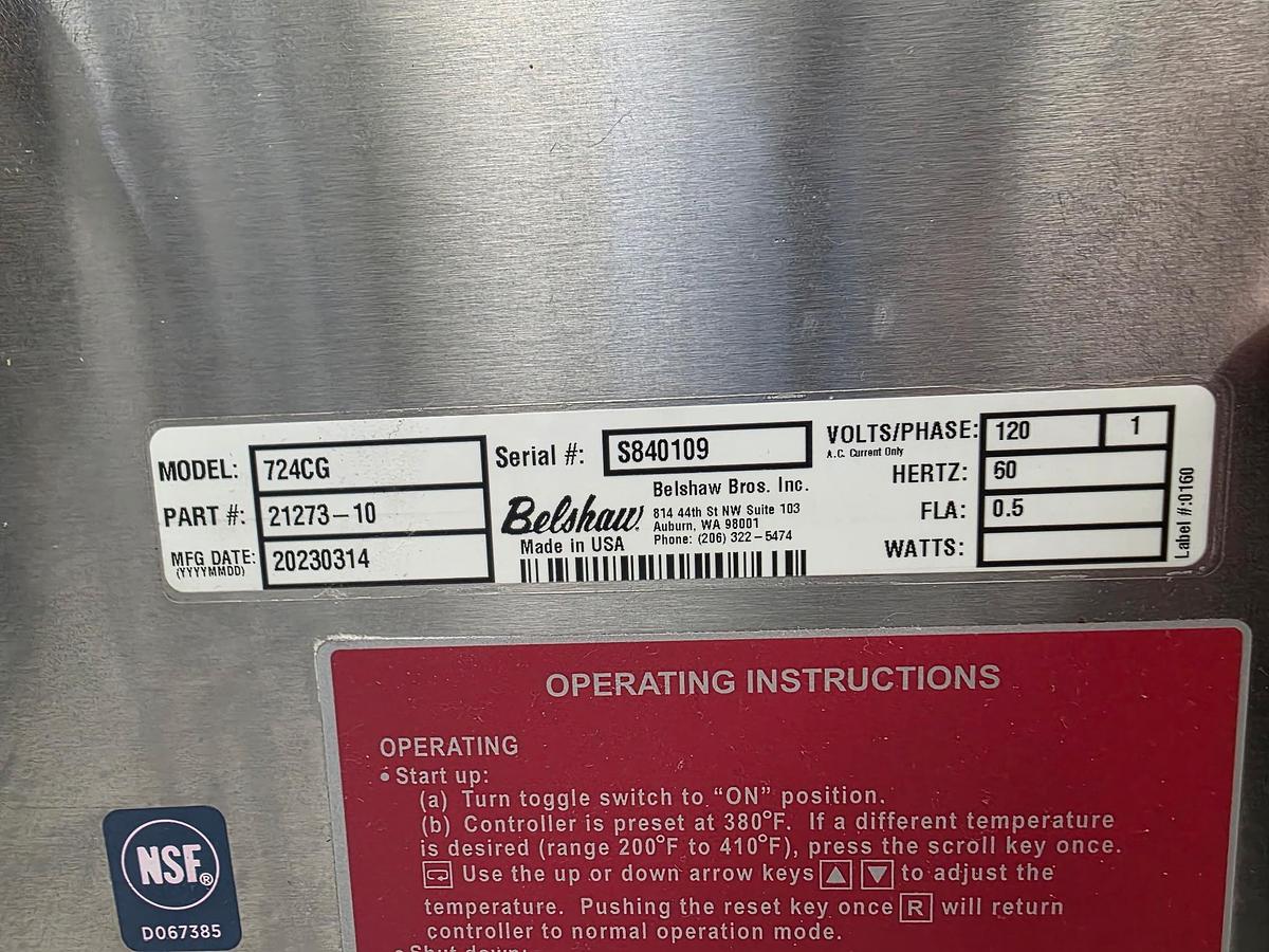 Used Belshaw Model 724CG Donut Fryer