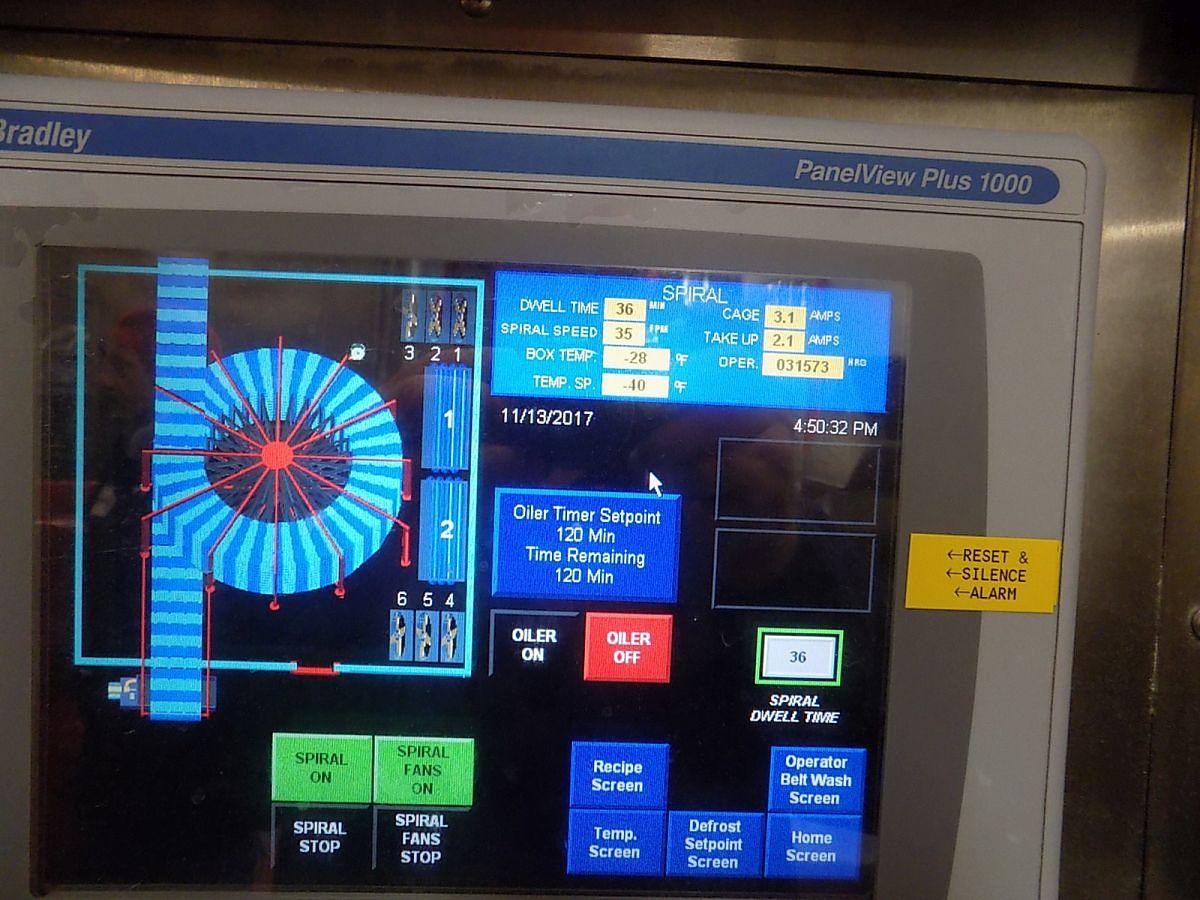 Used USED UNITHERM FOOD SYSTEMS (MARLEN) LARGE SPIRAL OVEN