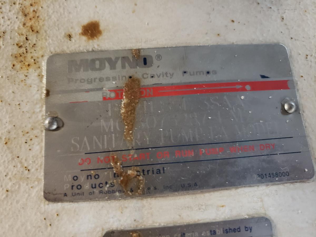 Used Moyno Dough Pump