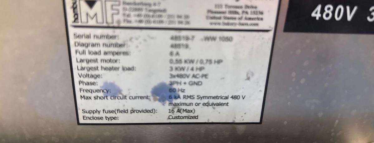 Used MF Hamburg Enrober