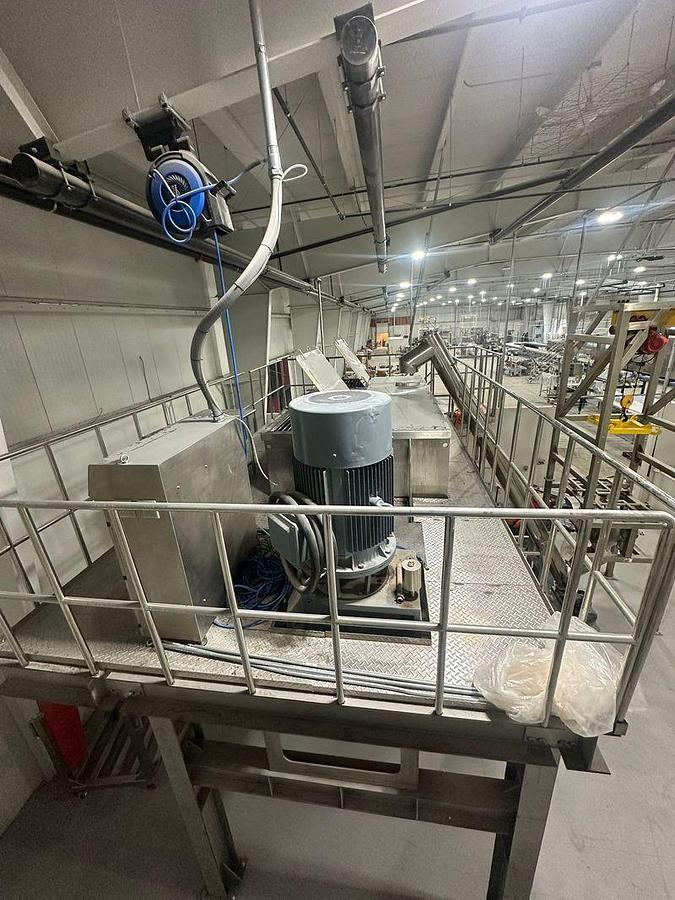 Used Dual Ribbon Blender 12,000 Mezzanine, Bag Dump
