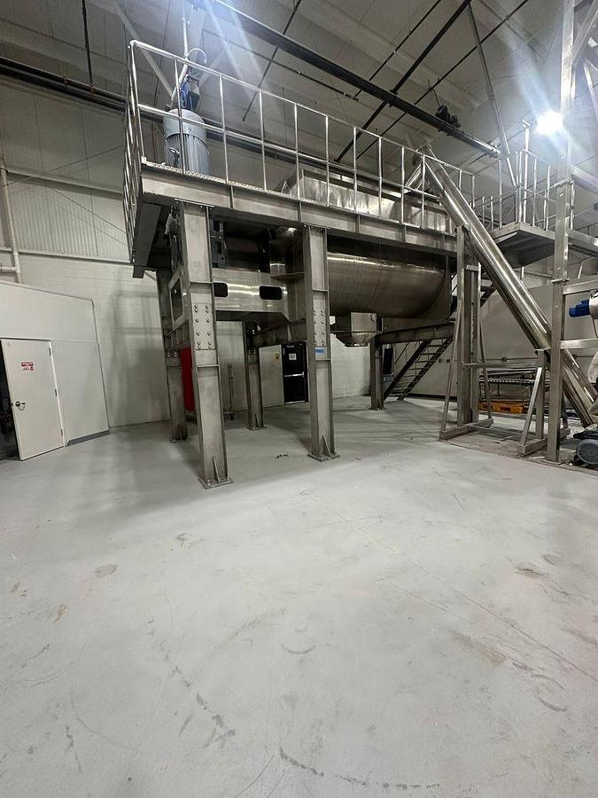 Used Dual Ribbon Blender 12,000 Mezzanine, Bag Dump