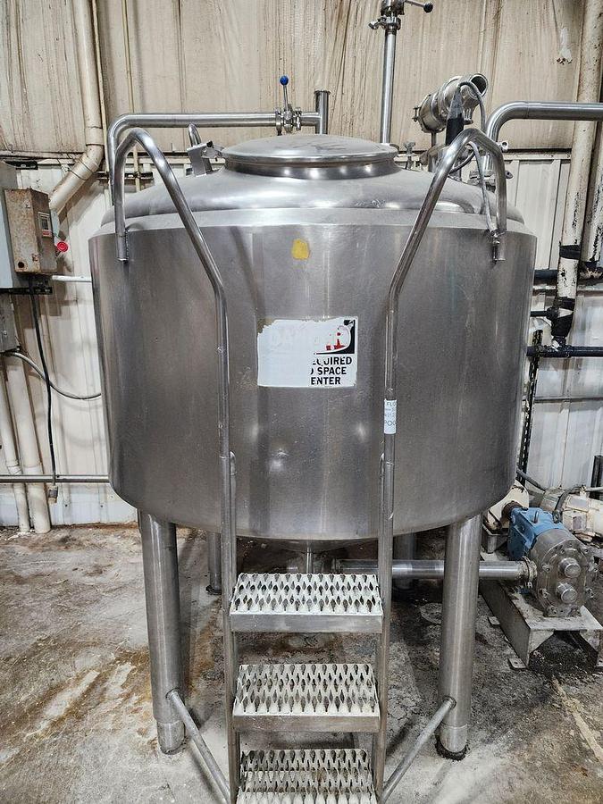 Used PEERLESS MIXER/SLURRY MIX FEEDING WITH CIP & KETTLE