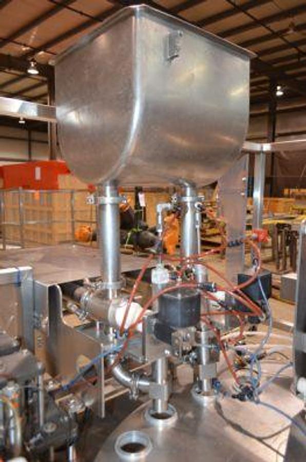 Used PacTec Double Head Rotary Cup Filler with Sealer
