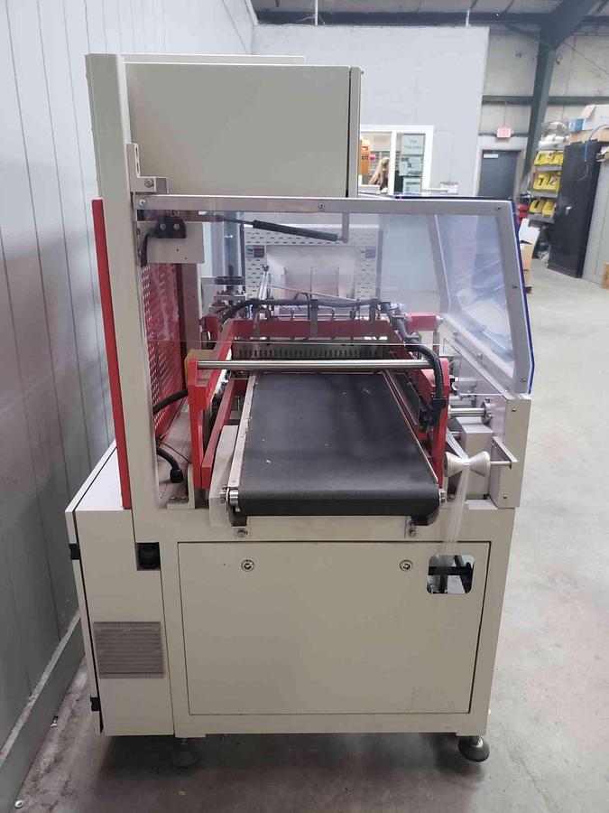 Used Used ADVANTAGE MODEL L728 L BAR SEALER 201 Shrink Tunnel
