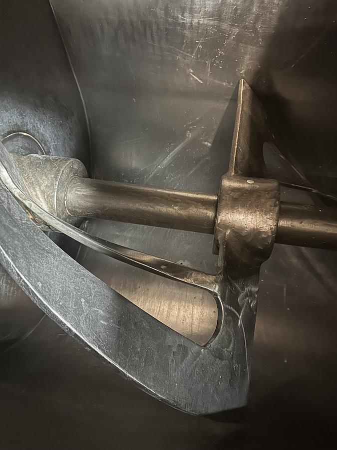 Used Single Sigma Mixer 1200 LBS Painted Steel Frame, SS Bowl