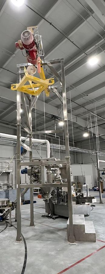 Used Super Sack Bag Dump Stainless Steel W/ hoist