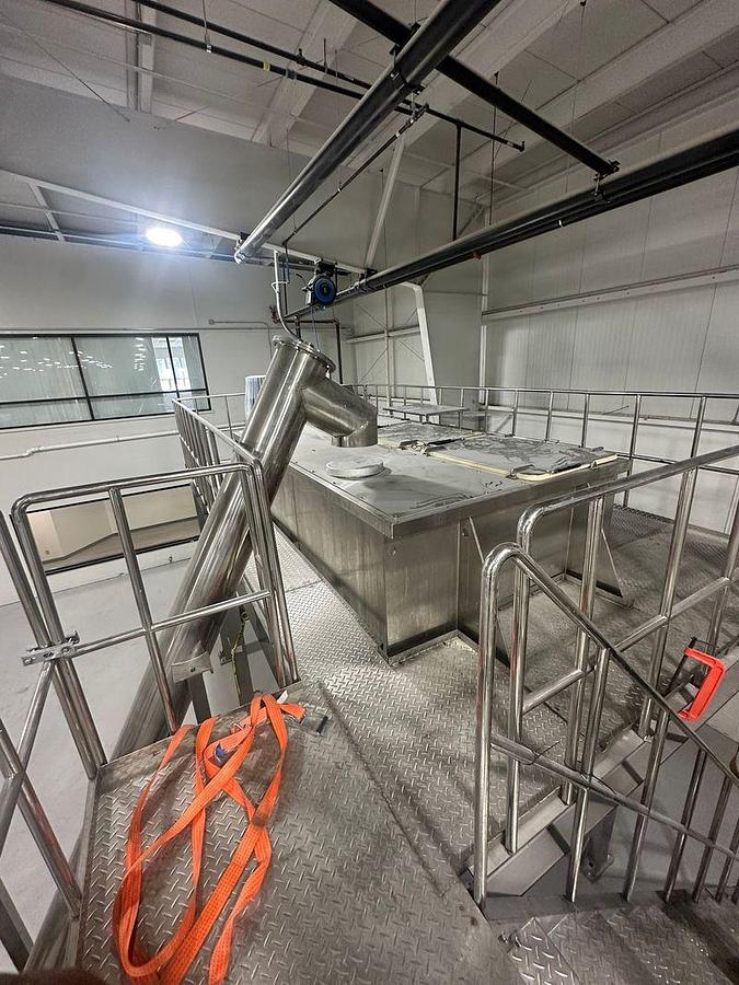 Used Dual Ribbon Blender 12,000 Mezzanine, Bag Dump