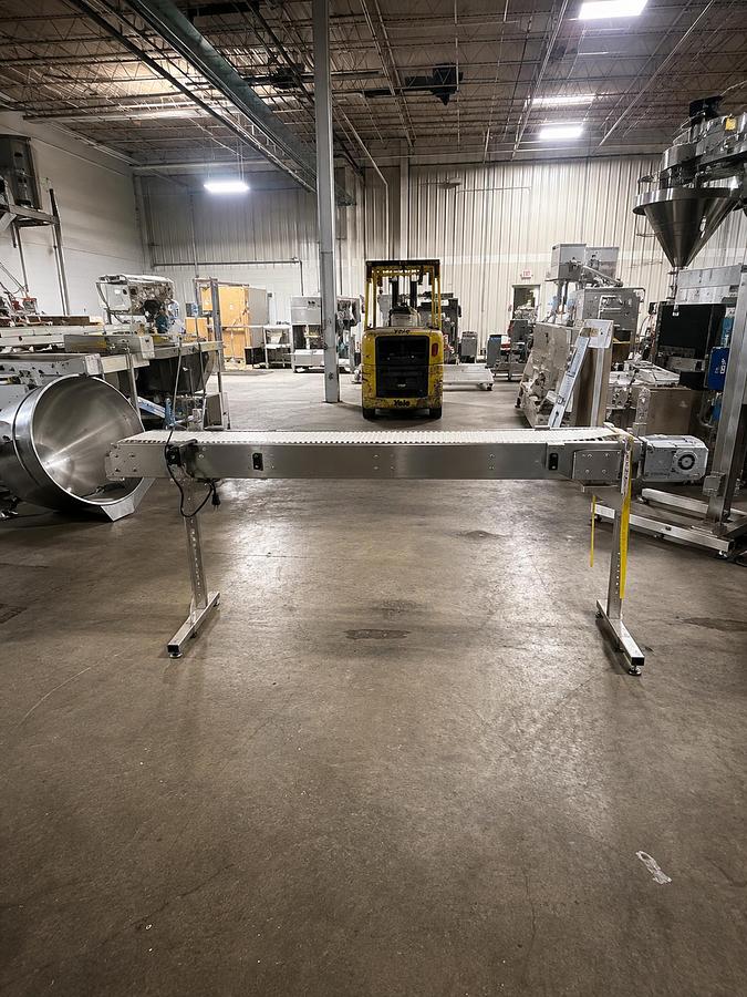 Used Narrow Sanitary Tabletop Conveyor