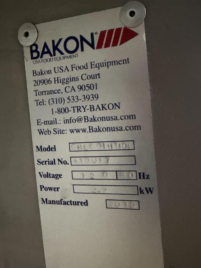 Used Bakon USA Enrober - Model Choco-lution 110