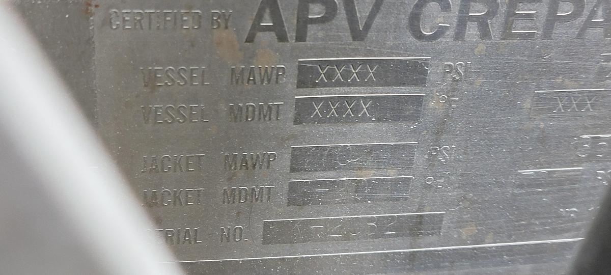 Used APV BAKER PERKINS BLENDER 