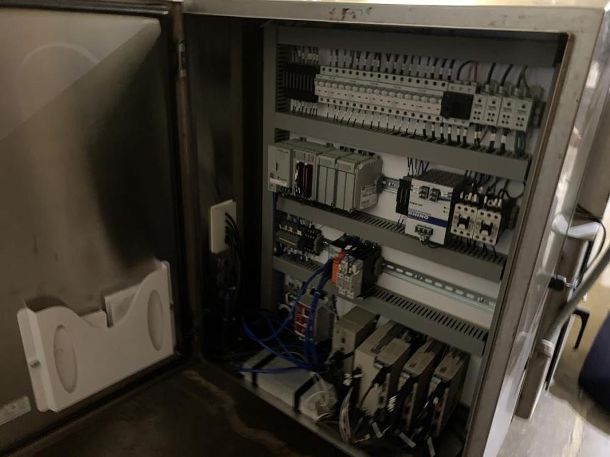 Used PacTec Model PT2S Inline S/S Dual Lane Cup Filler and Sealer